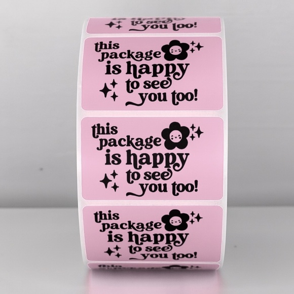 This Package Is Happy To See You Too Sticker | 8 COLORS TO CHOOSE FROM - Picture 8 of 11